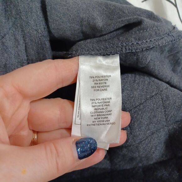 NWT Industry Republic Men's Gray Long Sleeve Snap Front Quilted Jacket Size XL - Picture 7 of 8